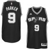 spurs 9 tony parker 2015 new black jersey